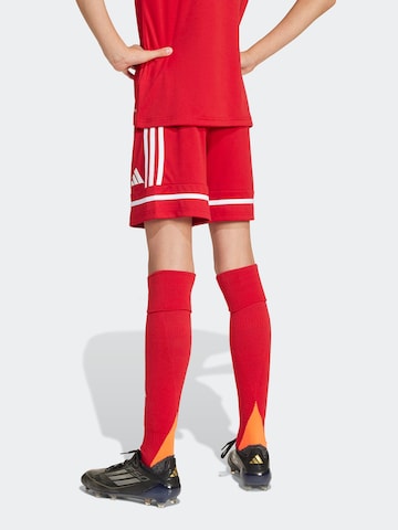 ADIDAS PERFORMANCE Regular Sportbroek 'Squadra 25' in Rood