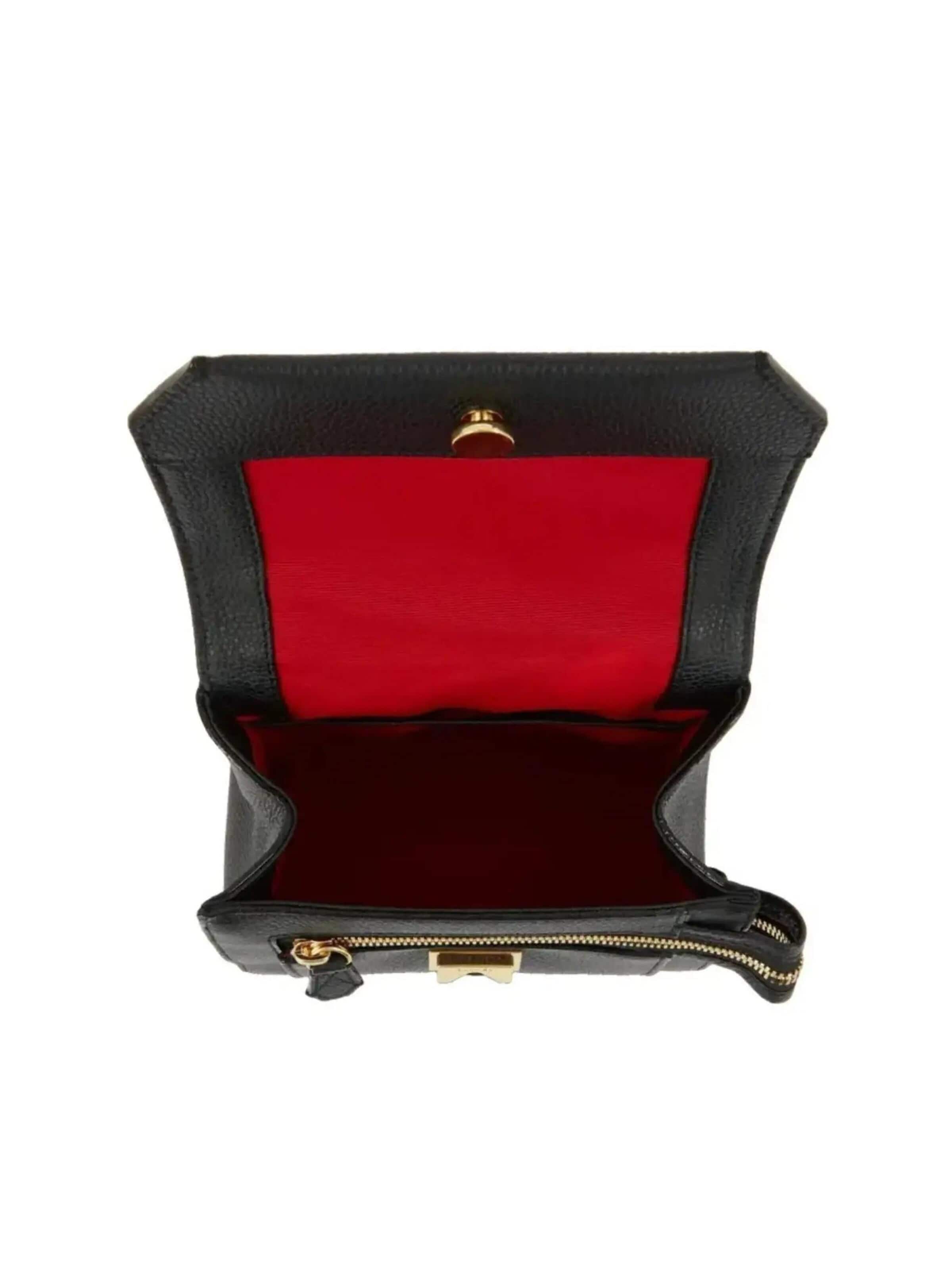 Sac bandoulière 'Sac Rabat S Lancel Ninon Noir/doré' Lancel en noir