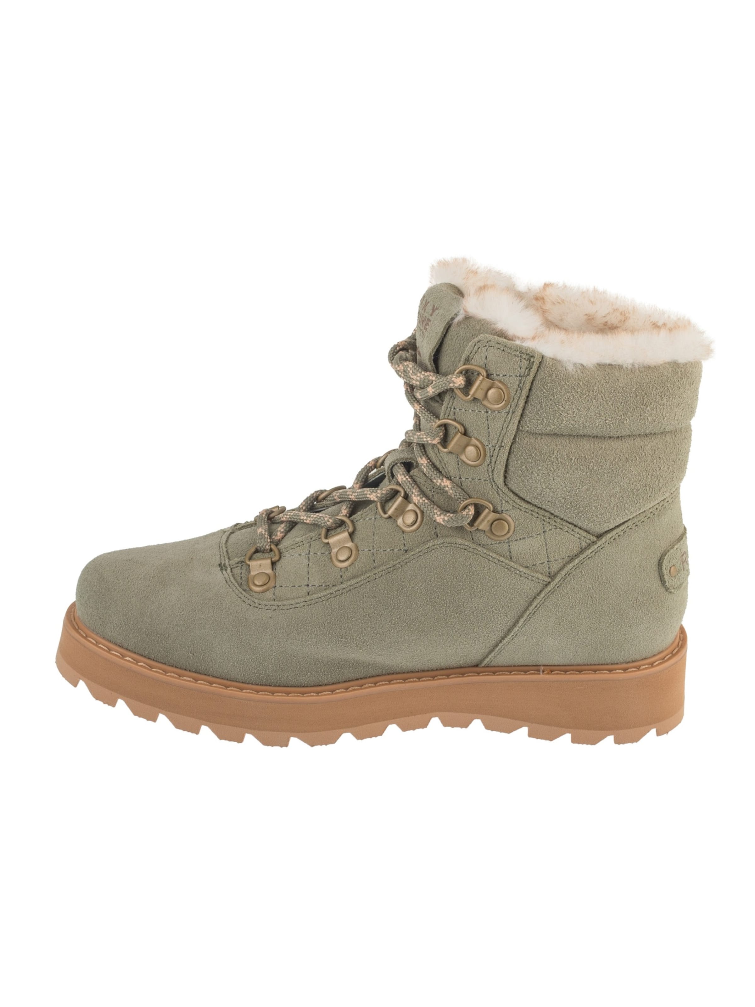 ROXY Lace-Up Boots in Green