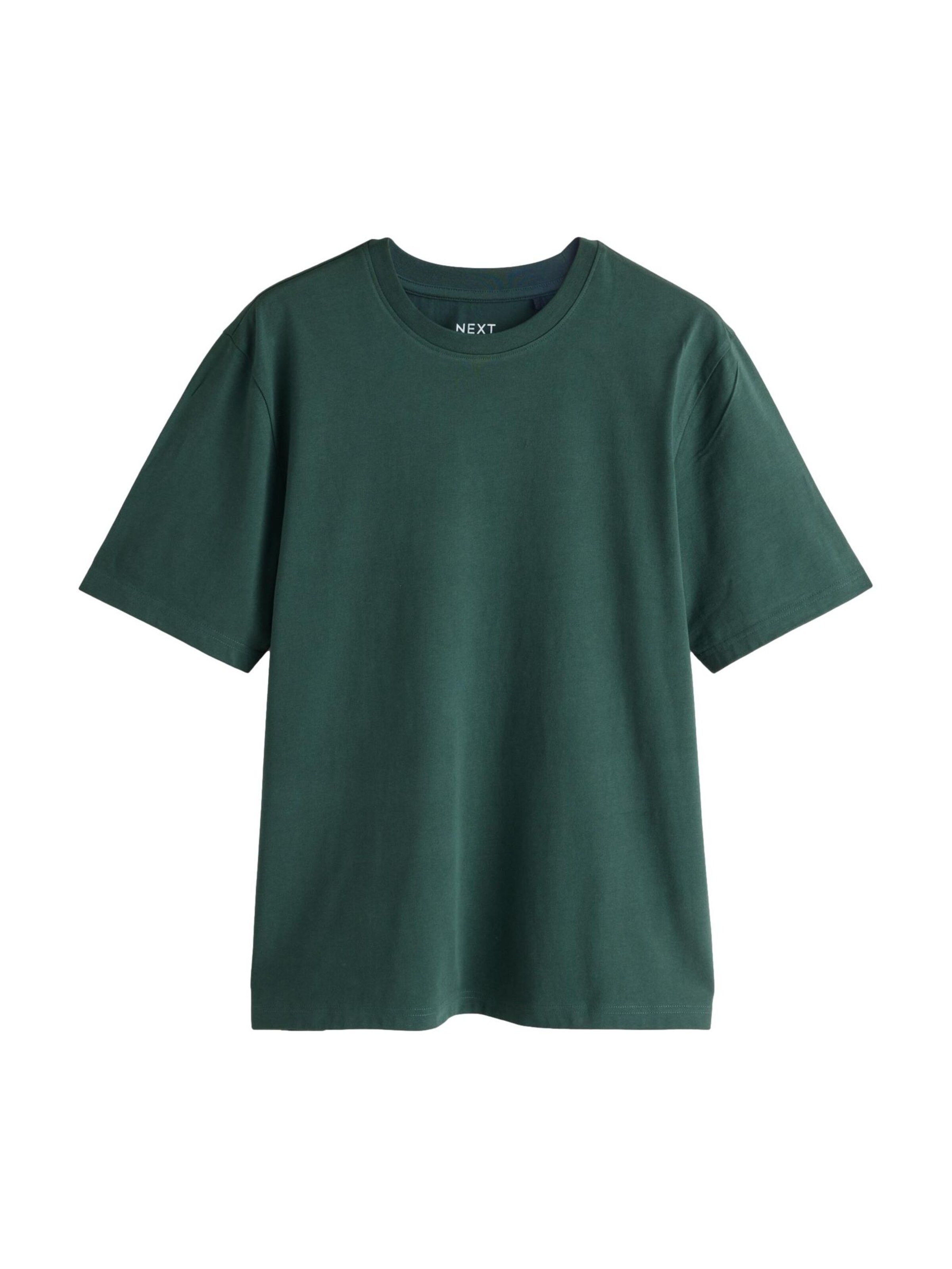 Next T-Shirt 'Essential' in Grün: Vorderseite