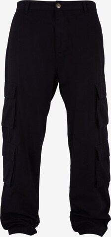 Regular Pantalon cargo DEF en noir : devant