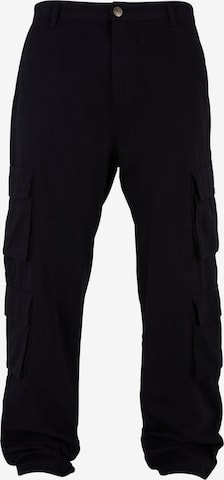 Pantalon cargo DEF en noir : devant