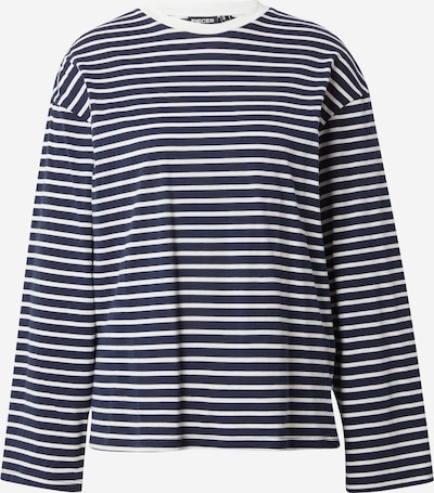 PIECES Shirt 'JUPITER' in de kleur Navy / Wit, Productweergave