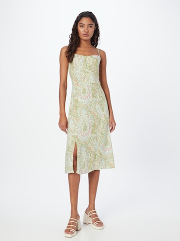 Hailys Summer Dress in Green: front