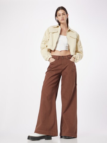 The Ragged Priest Wide leg Jeans 'SWEEPER' in Brown