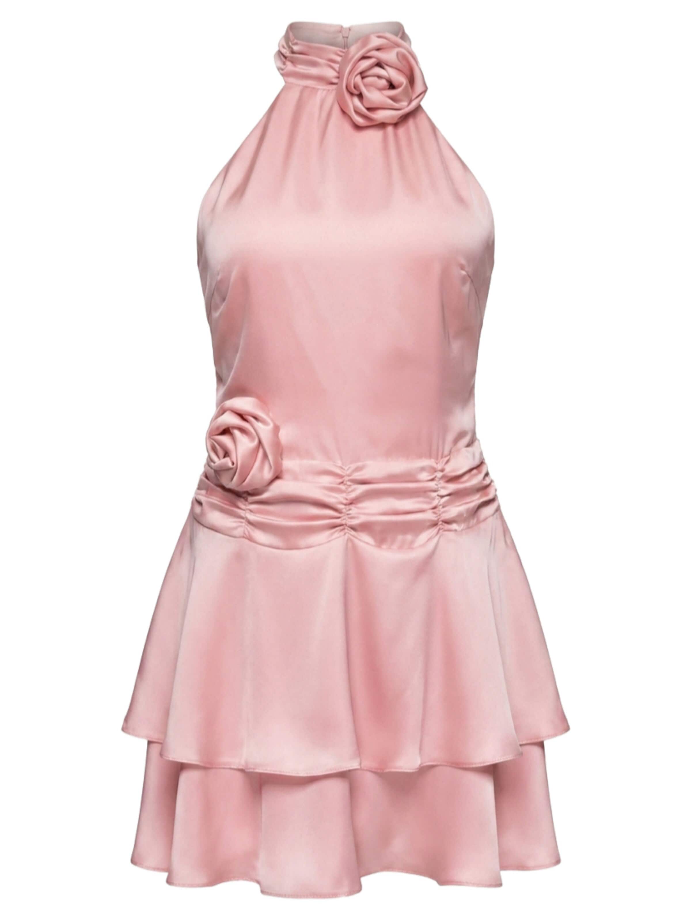 Ombre - Vestido de noche en rosa: frente