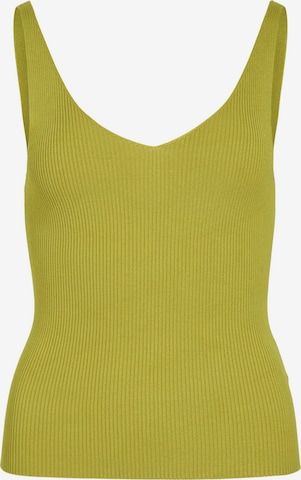 VILA Knitted top in Green: front