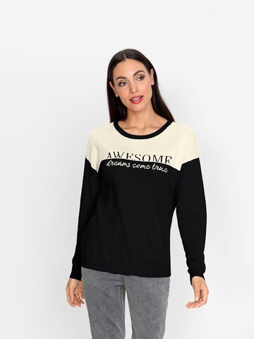 heine Sweater in Black: front