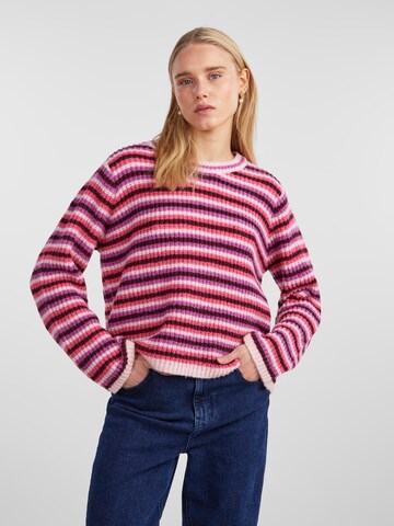 Pull-over 'Nischa' PIECES en rose : devant