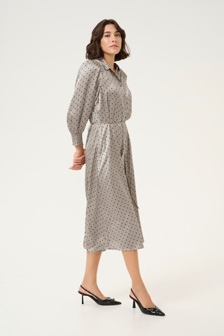 Kaffe Shirt dress 'Amina' in Grey