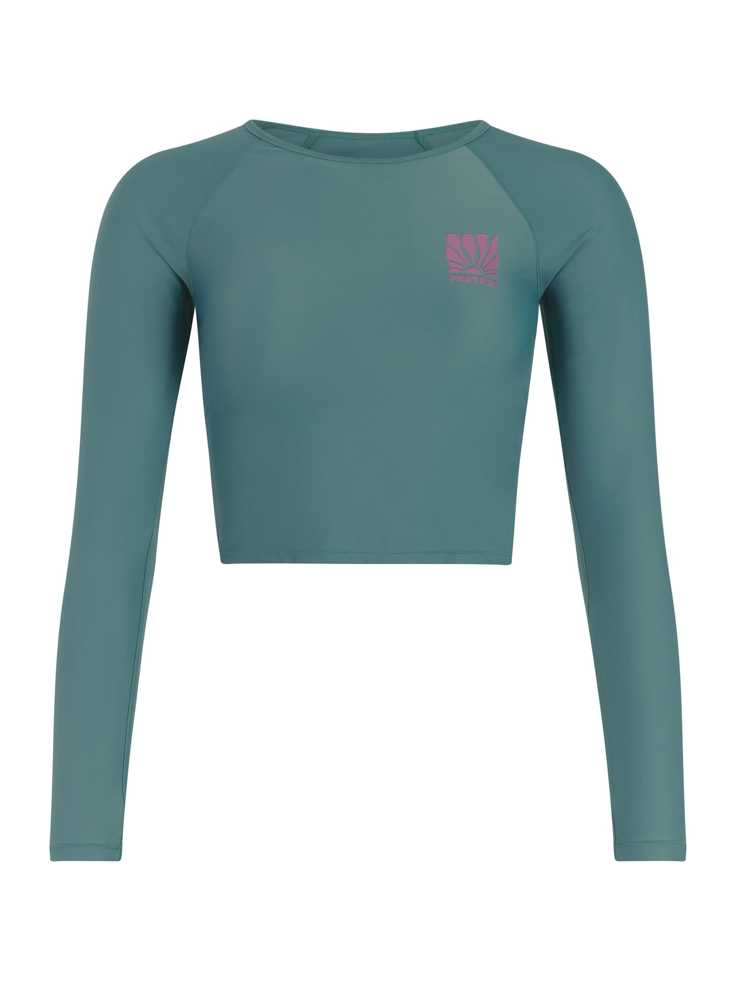 PROTEST Functioneel shirt 'PRTMarle' in Groen: voorkant