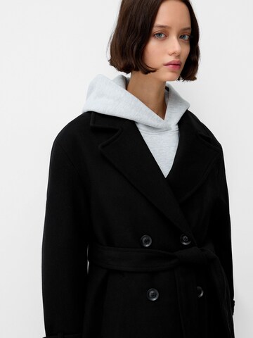 Manteau mi-saison Bershka en noir