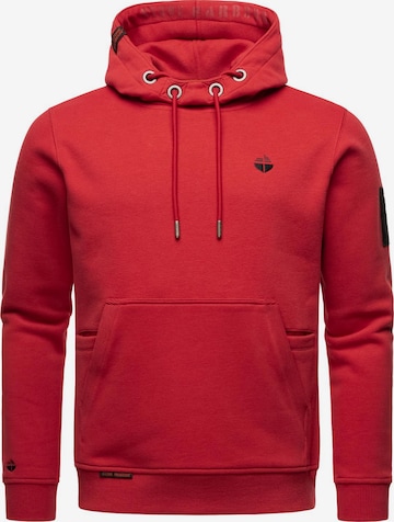 STONE HARBOUR Sweatshirt 'Ty Trey' in Red: front