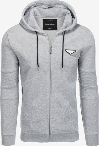 Ombre Sweatshirt 'SSZP-22SS-010' in Grey: front