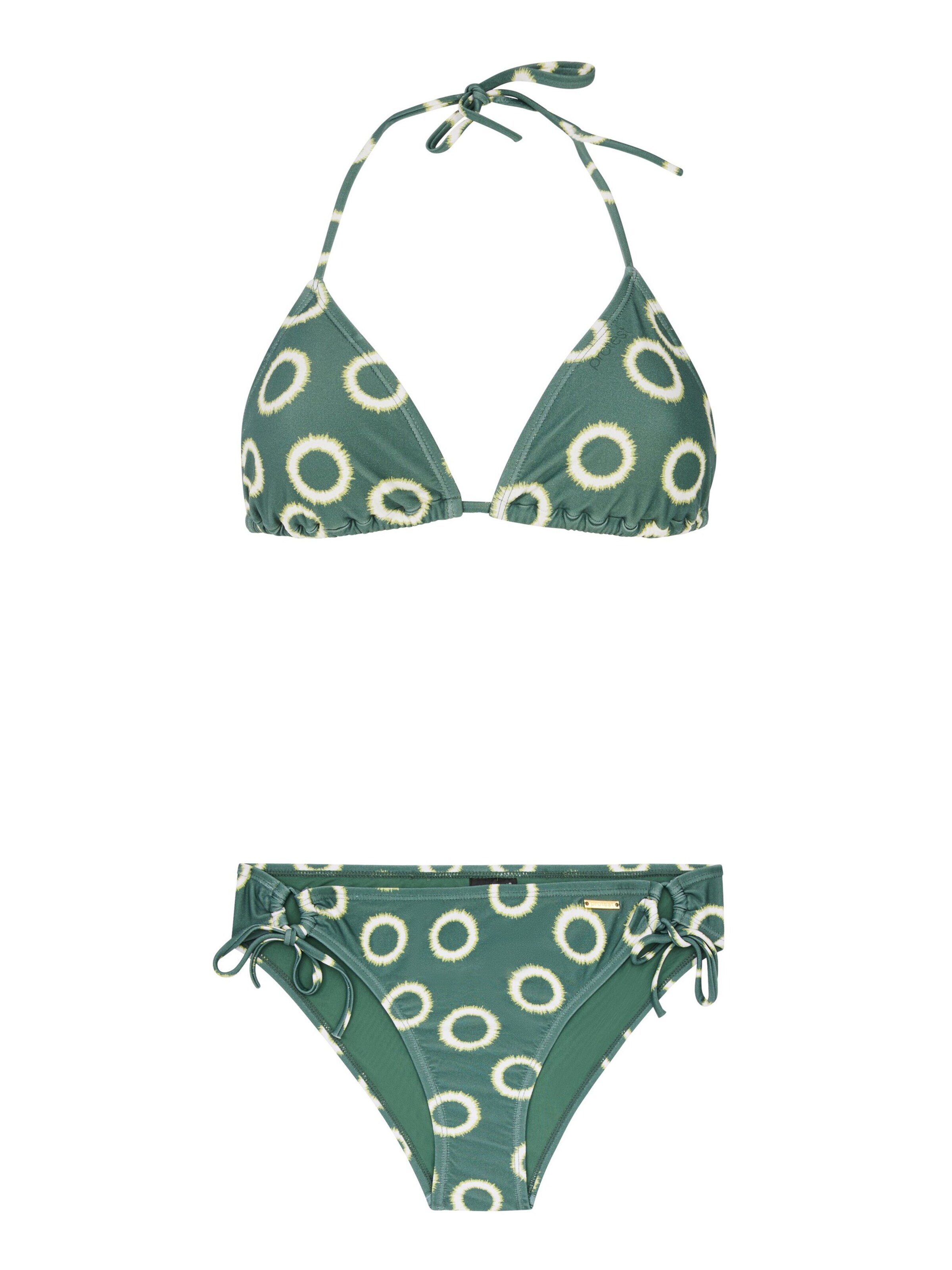 PROTEST Triangle Bikini 'PRTHair' in Green: front