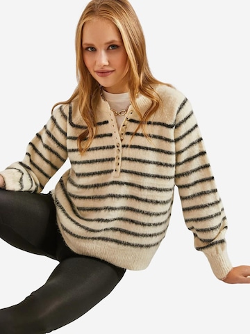 Bianco Lucci Sweater in Mixed colours