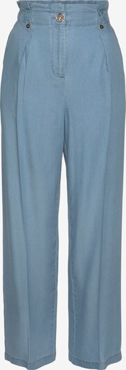 LASCANA Pleat-Front Pants in Light blue, Item view