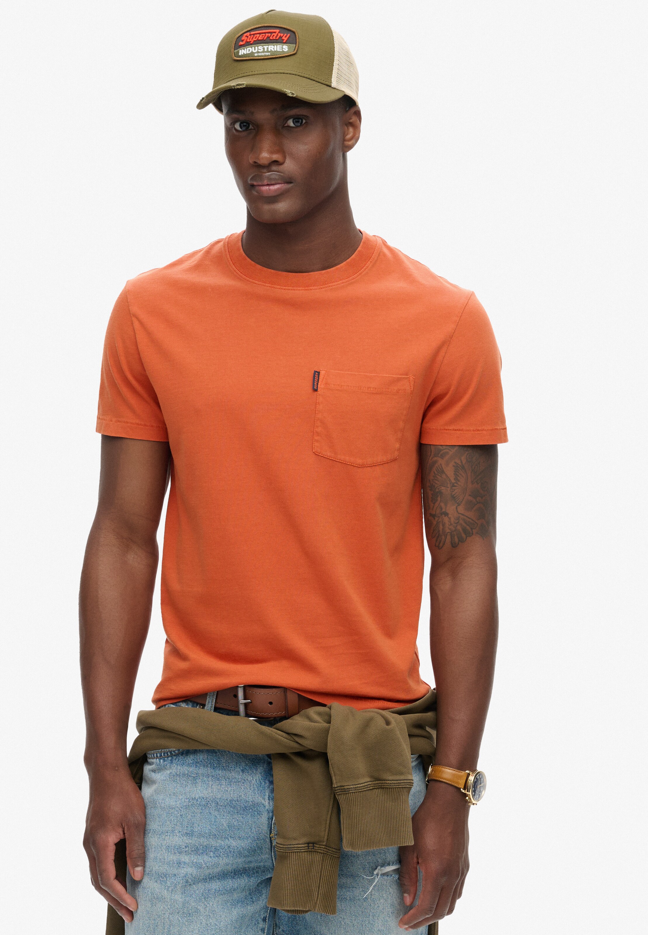 Superdry Shirt in Orange: front
