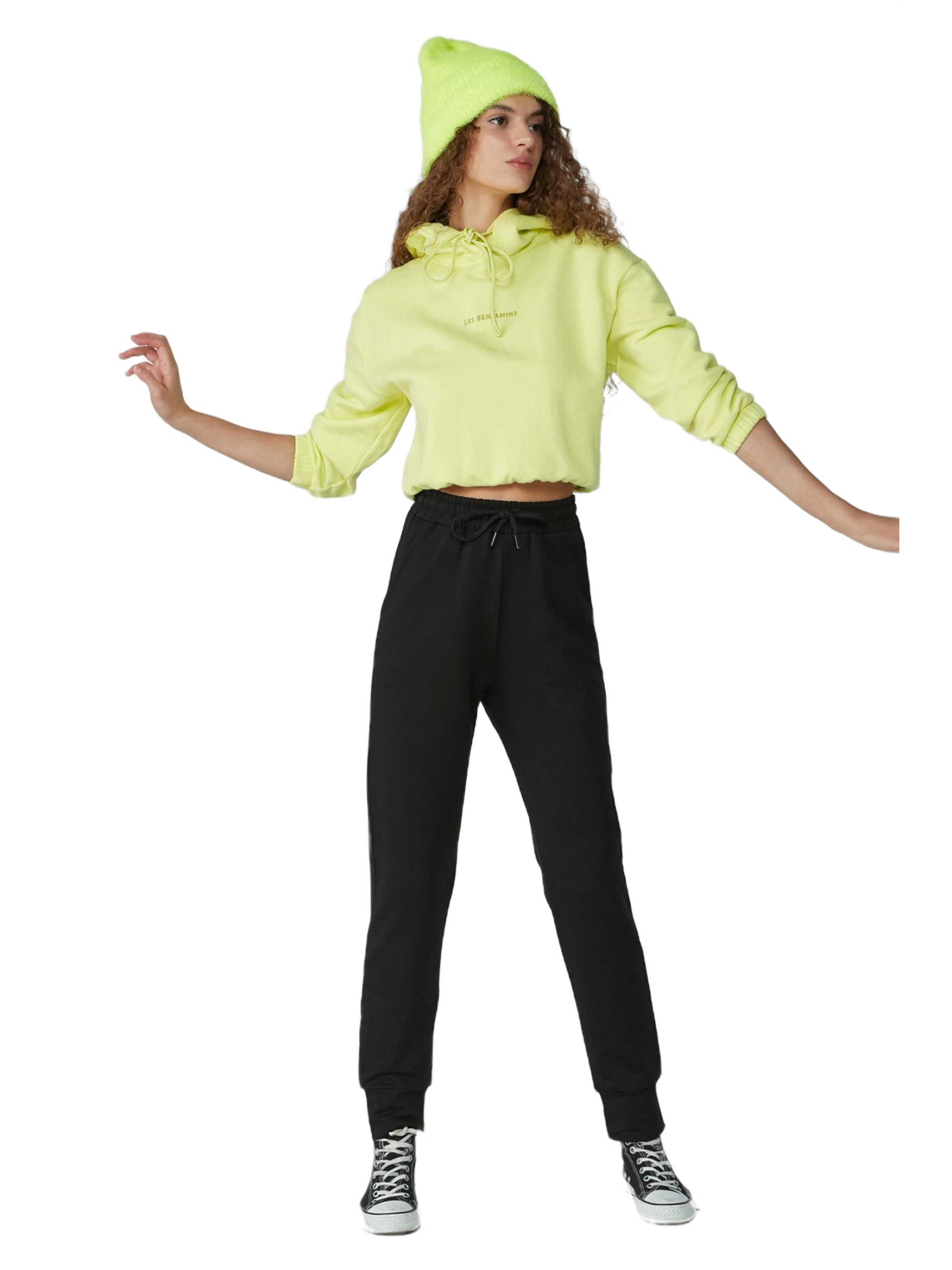 C&City Tapered Trousers in Black