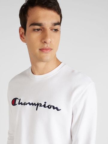 Champion Authentic Athletic Apparel Sweatshirt i vit