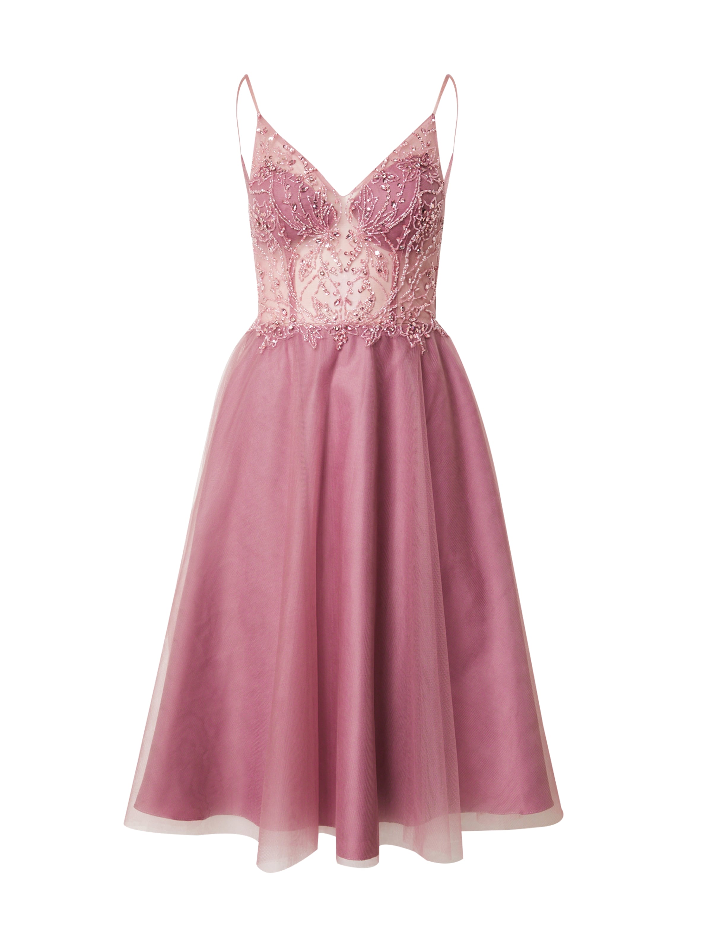 Unique Cocktail dress in Pink: front