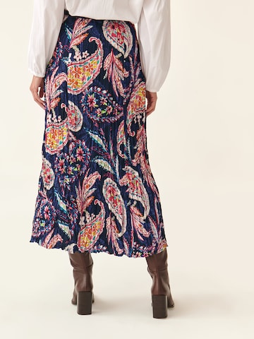 TATUUM Spódnica 'Crincla' w kolorze niebieski