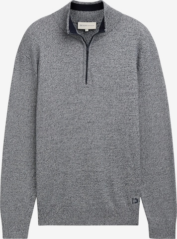 TOM TAILOR DENIM Sweater in Blue: front