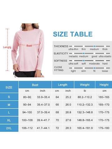 MEETWEE Shirt '2-Pack UV Protection Shirt' in Pink