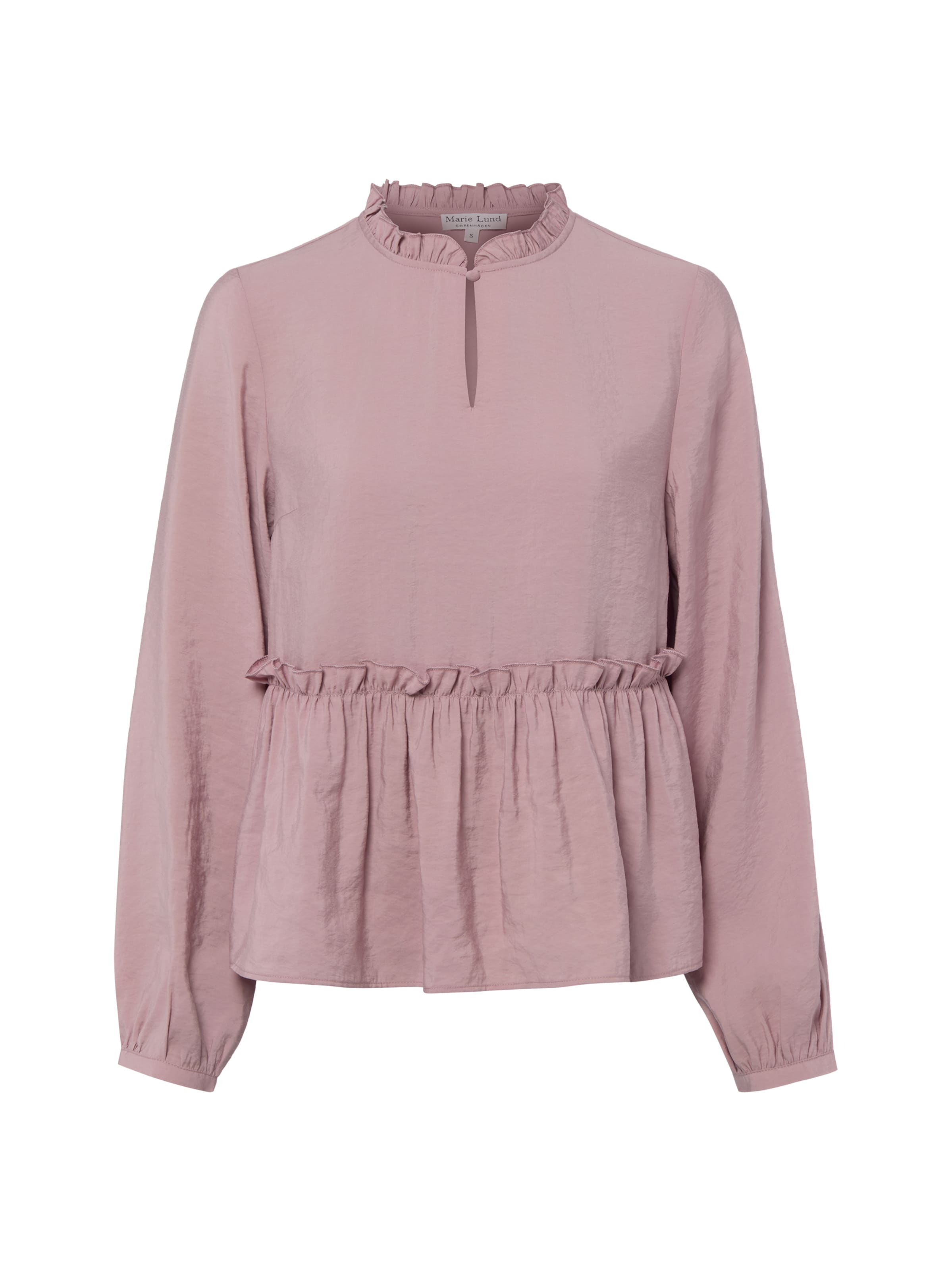 Marie Lund Bluse in Pink: Vorderseite