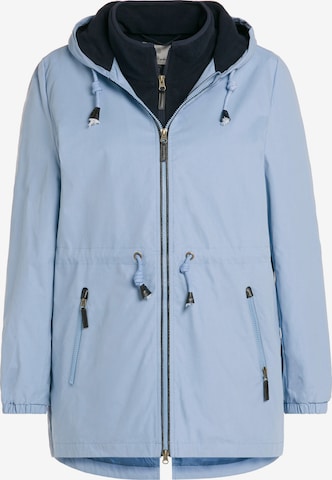 Ulla Popken Between-Seasons Parka in Blue: front