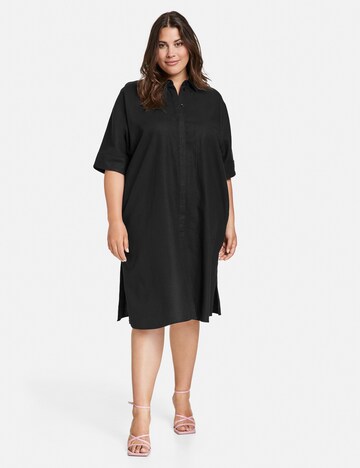 SAMOON Shirt Dress in Black