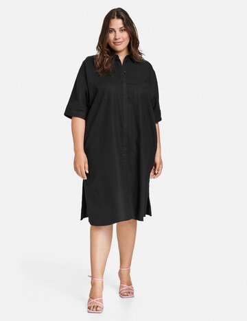 SAMOON Košeľové šaty - Čierna