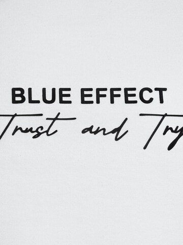 BLUE EFFECT Tričko – bílá