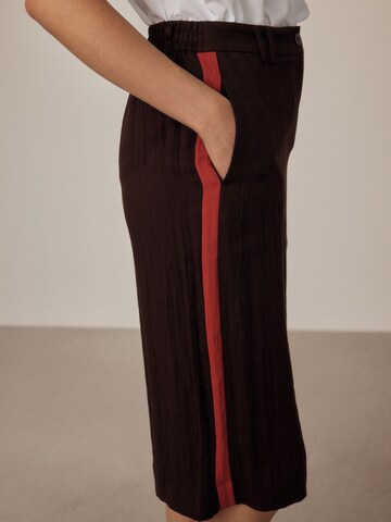Wide Leg Pantalon 'Smart' Next en marron