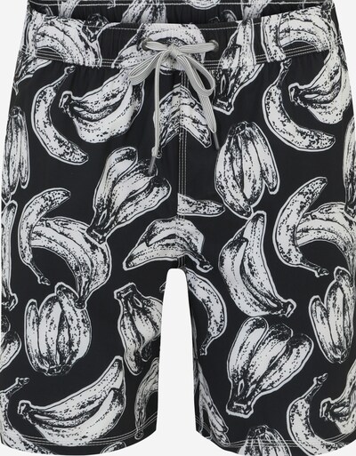 SAXX Boardshorts 'OH BUOY' in schwarz / weiß, Produktansicht