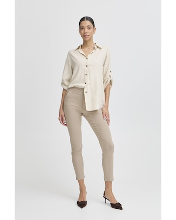 Coupe slim Pantalon 'BYDixi' b.young en beige