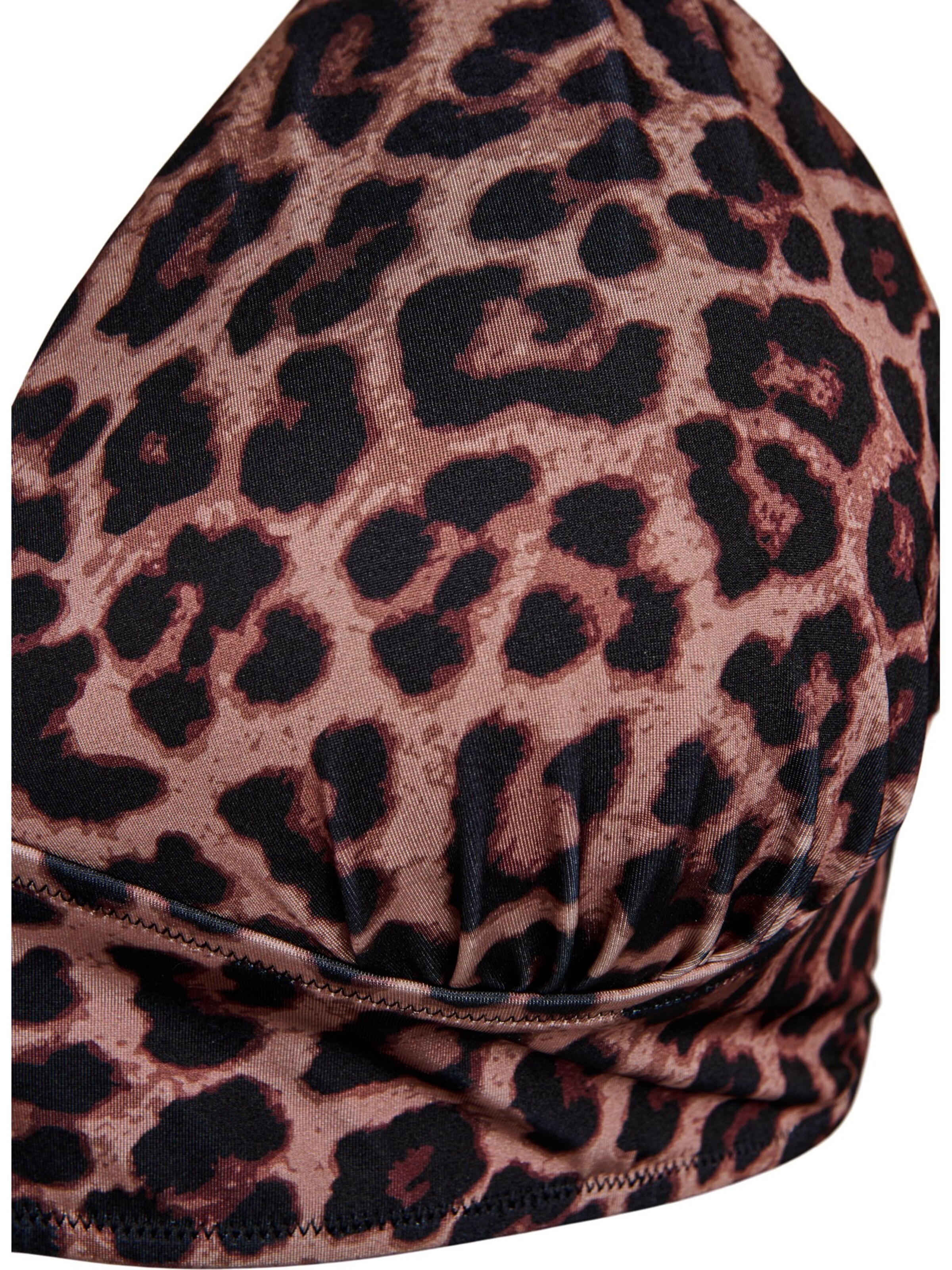 Zizzi Kolmnurk Bikiinitopp 'Caanne', värv pruun