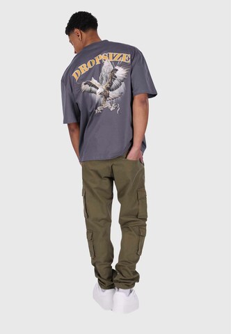 Dropsize Shirt 'Eagle' in Grey