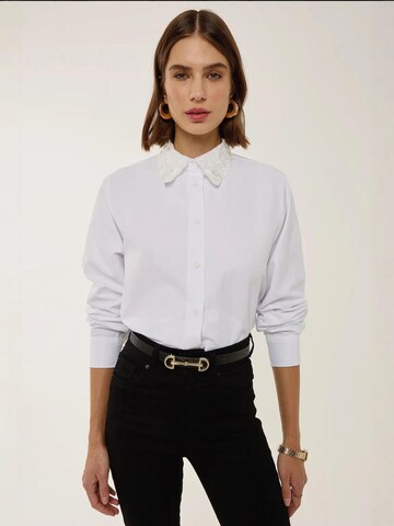 Hiccup Bluse in Weiß