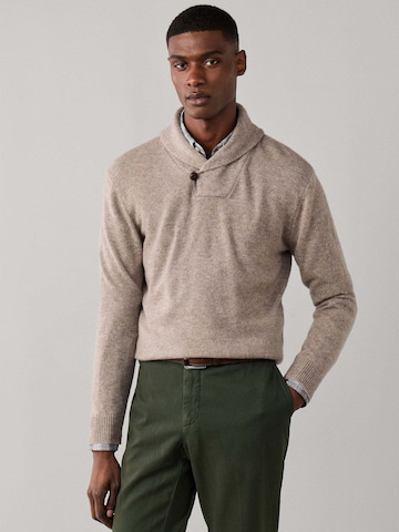 Hackett London Pullover in Beige: Vorderseite