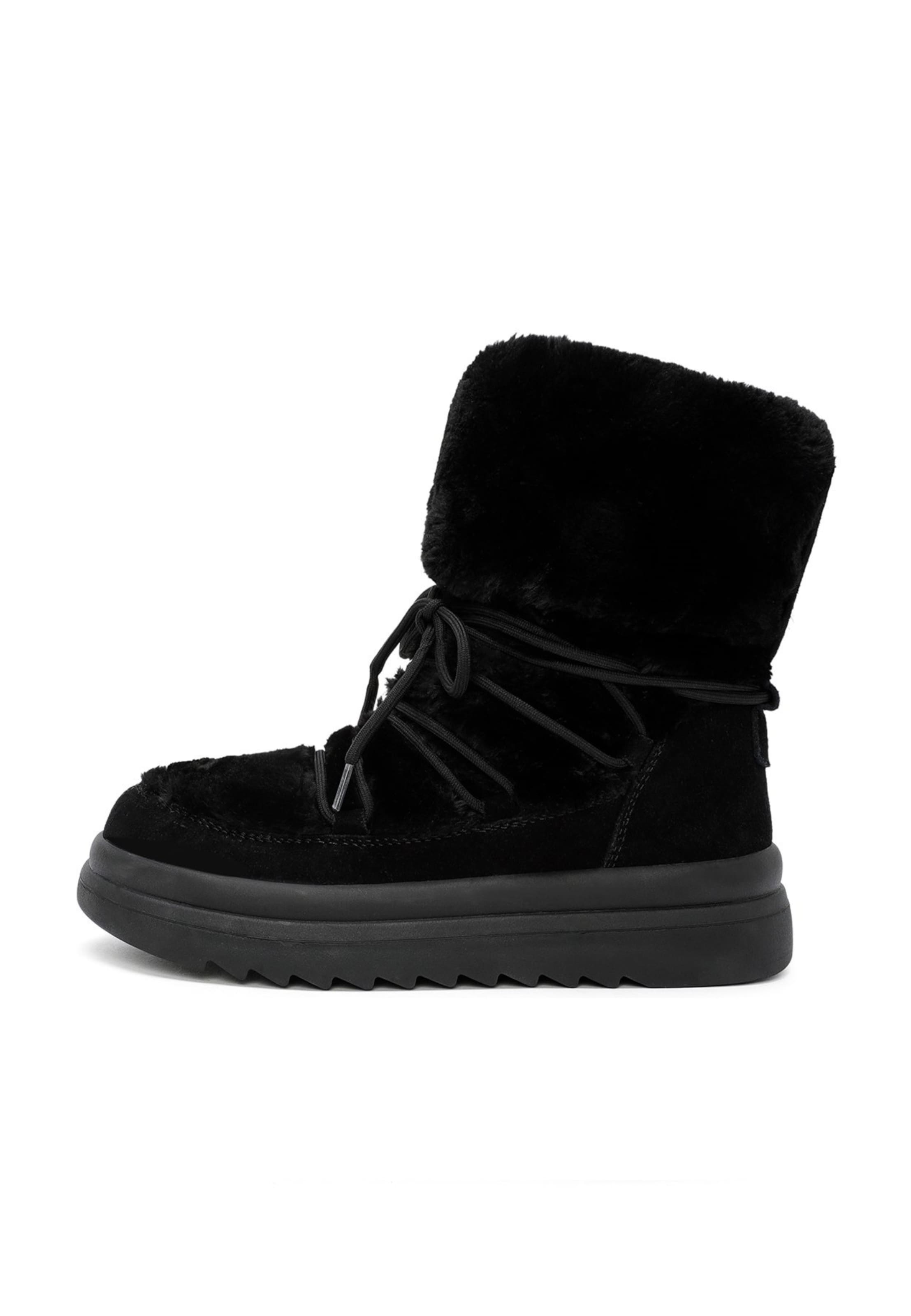 Bottines Derimod en noir : devant