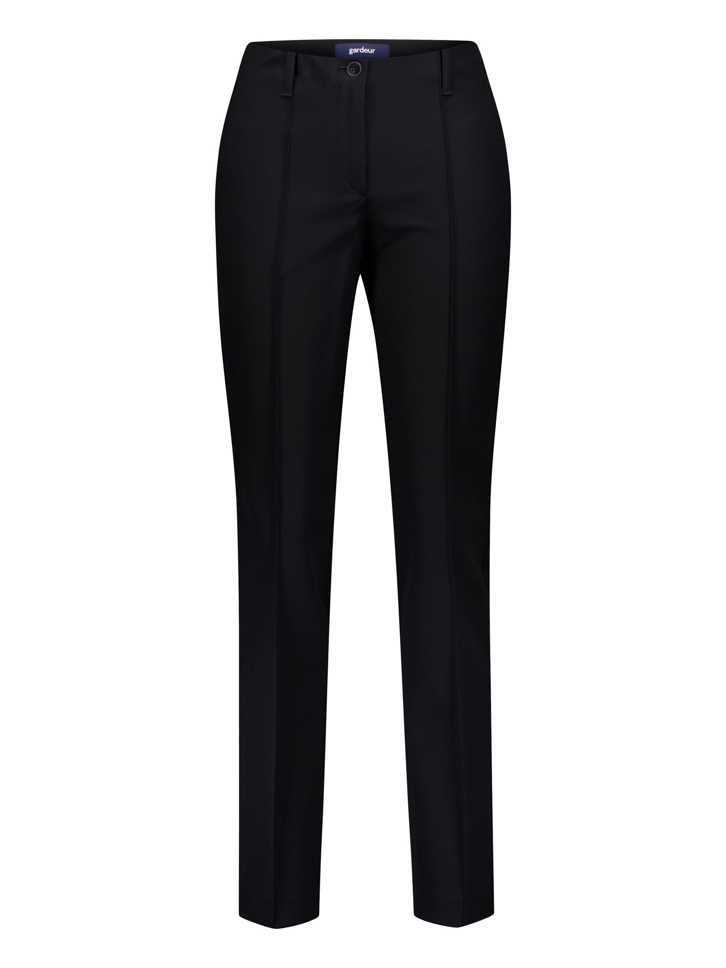 ATELIER GARDEUR Regular Trousers in Black: front