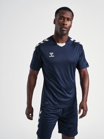 Maglia trikot 'Poly' di Hummel in blu: frontale