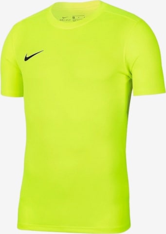 T-Shirt NIKE en jaune : devant