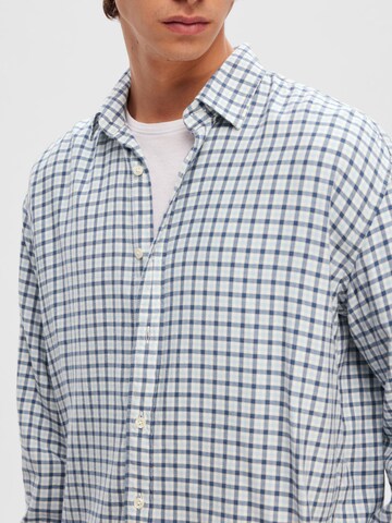 SELECTED HOMME Regular Fit Hemd 'Owen' in Blau