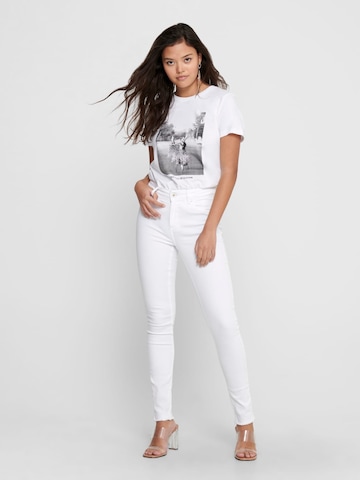 ONLY Baggy Jeans 'Blush' in White