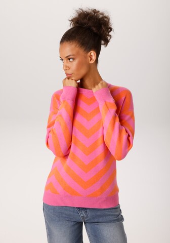 Aniston CASUAL Sweater in Pink: front
