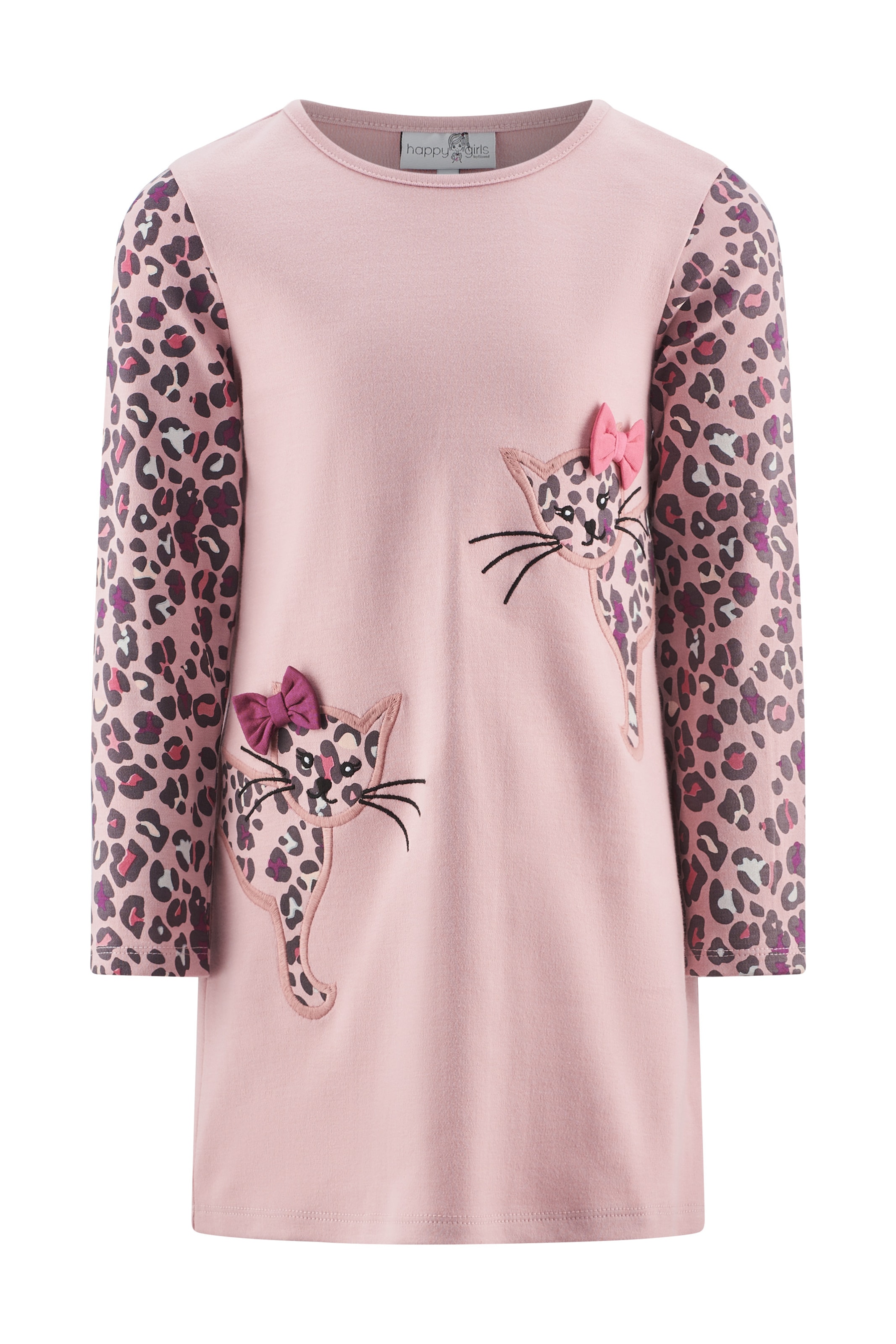 happy girls - Vestido en rosa: frente