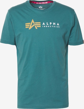 ALPHA INDUSTRIES Shirt in Green: front