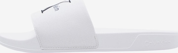 Calvin Klein Mules 'ESS' in White: front